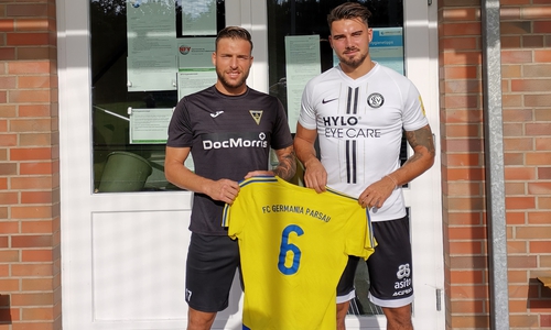 Nils Winter und Maximilian Rossmann trainierten beim FC Parsau mit.