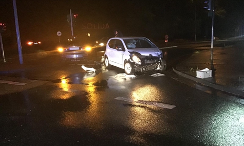 Verkehrsunfall am Konrad-Adenauer-Platz.