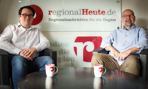 Werner Heise (links im Bild) übernimmt den Posten des regionalHeute.de-Chefredakteurs von Marc Angerstein.