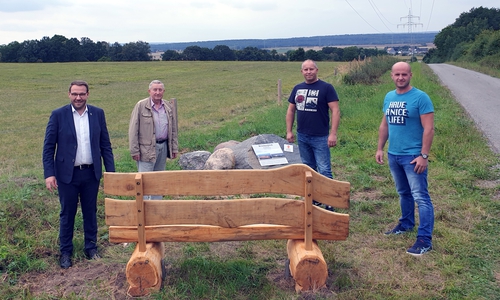 Von links: Gero und Siegfrid Janze, Krzysztof Janicki und Krzysztof Spychalski.