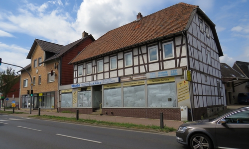 Das aktuell noch leer stehende Gebäude in Lehre.