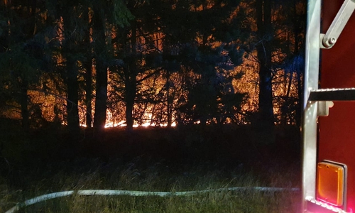 Das Feuer war in der Nacht zu Donnerstag ausgebrochen.