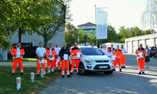  Elf Mitarbeitende des DRK-Rettungdienstes Wolfenbüttel haben sich zum Organisatorischen Leiter Rettungsdienst weitergebildet. Foto: DRK