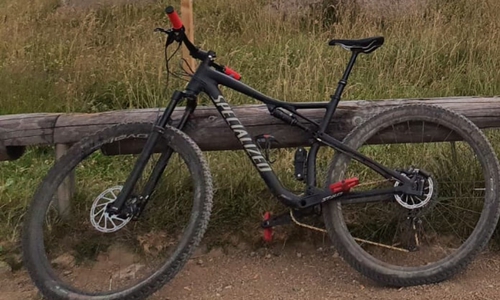 Dieses Fahrrad wurde gestohlen.
