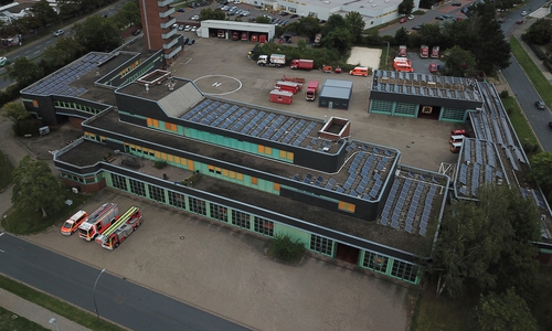 Die Feuerwache 1 in Salzgitter-Lebenstedt.