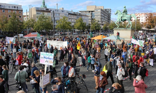 In Braunschweig fand heute der 5. globale Klimastreik statt. 