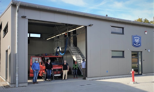Der Ortsrat Hemkenrode besichtigte das neue Feuerwehrgerätehaus. 