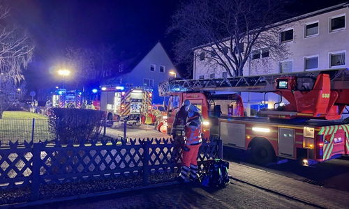 Die Feuerwehr war in der Reischauer Straße im Einsatz.