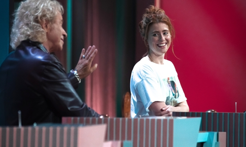 Von Gottschalk "weggebuzzert" - Die Goslarerin Luisa Jacobs durfte sich bei "Wer stiehlt mir die Show" mit Promis messen. 