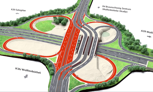 So wird der Verkehr nach Fertigstellung der Behelfsbrücke bis zum Ende der Bauarbeiten im Jahr 2024 geführt. Die Autobahn GmbH hat hierzu auf ihrer Website eine anschauliche Animation erstellt, die den Bau beschreibt. 