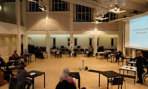  An zwei Abenden informierte der Landkreis Goslar die Leitungen der Alten- und Pflegeheime über die Arbeit der mobilen Impfteams.