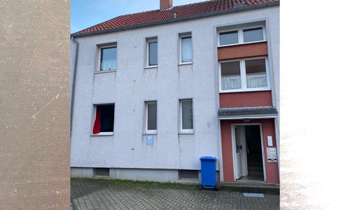 In diesem Haus war der Brand ausgebrochen.