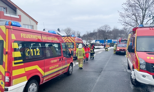 Die Feuerwehr war mit einem größeren Aufgebot im Einsatz.