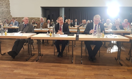 Prof. Dr. Lammert, Laschet und Althusmann beim Jubiläum der Bundes-CDU in Goslar.
