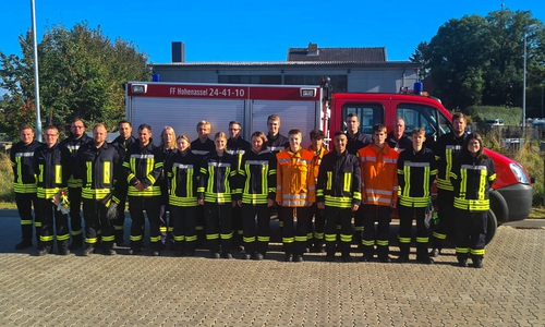 Die 22 neuen Feuerwehrleute bei den Feuerwehren der Samtgemeinde Baddeckenstedt
