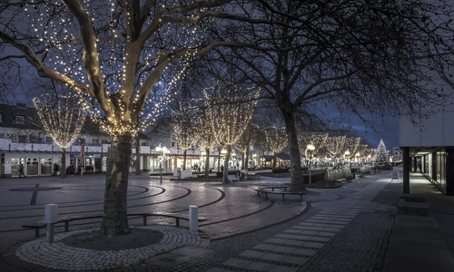 In Wolfsburg wird die Weihnachtsbeleuchtung angestellt. 