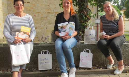 (v.l.): Silke Stoffels-Alder (Fachkraft  Frühe  Hilfen), Carina Weferling (Netzwerkkoordinatorin Frühe Hilfen) und Nicole Falk (Fachkraft Frühe Hilfen).