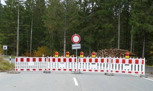 Wegen Baumfällarbeiten wird die L515 zwischen Langelsheim und Lautenthal  zwei Wochen lang voll gesperrt.