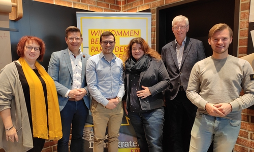 Bettina Otte-Kotulla, Björn Försterling, Max Weitemeier, Sina Ciesielski, Rudolf Ordon und Vincent Schwarz (v. li.) führen künftig die politischen Geschicke der FDP im Stadtrat und Kreistag von Wolfenbüttel.