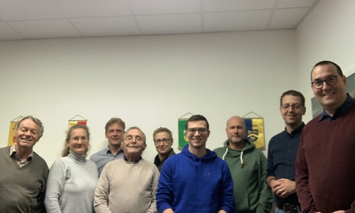 v. l.: Dr. Manfred  Bormann, Katja Bode, Kai Jacobs, Bodo Wutschel, Melanie Klupp, Max Weitemeier, Ingo Geisler, Stefan Fenner, Andreas Kleindienst.