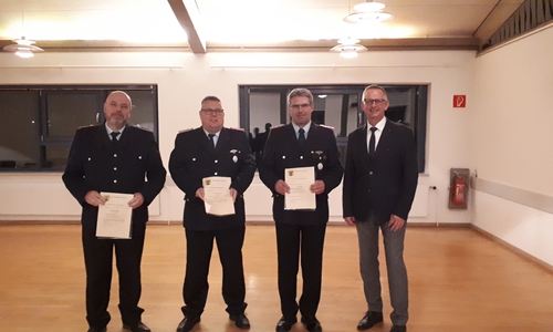 Von links: Michael Walter, Torsten Burwaski, Jan Fischer und Dirk Neumann.
