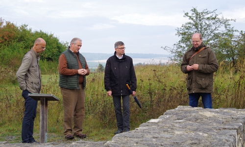 Von links nach rechts: Dr. Marcus Blaich, Frank Oesterhelweg, Dr. Christoph Meyns und Andreas Memmert.