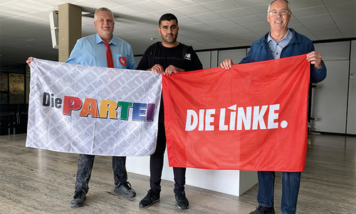 Die PARTEI und die Linke gründen im Stadtrat eine Gruppe.