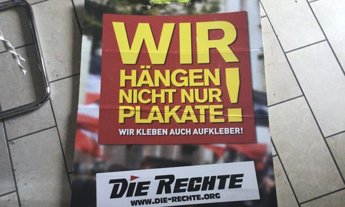 Solche Drohplakate darf es zukünftig nicht mehr geben, sagt die BIBS. 
