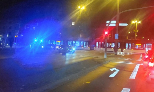 Auf dem  Cyriaksring kam es am Abend zu einem Unfall.