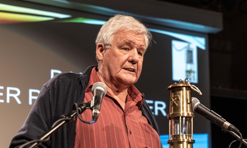 Berndt Rauer ist der Träger der goldenen Grubenlampe 2021