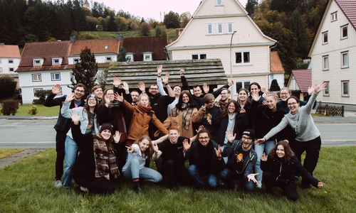 Das Planungsteam für das Summertime Festival 2022 beim Planungswochenende im Oktober.