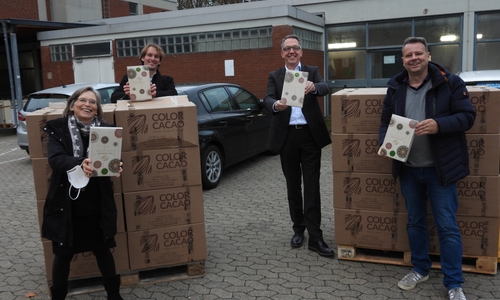 von links Heidrun Wichert, Michael Sommer, Dr. Dirk Tenzer und Wolfgang van Heesch.