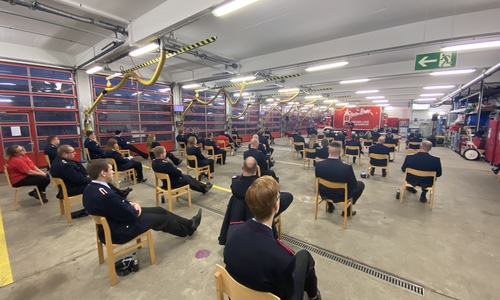 Zum ersten Mal seit 2019 konnte die Ortsfeuerwehr Helmstedt ihre Jahreshauptversammlung in Person abhalten.