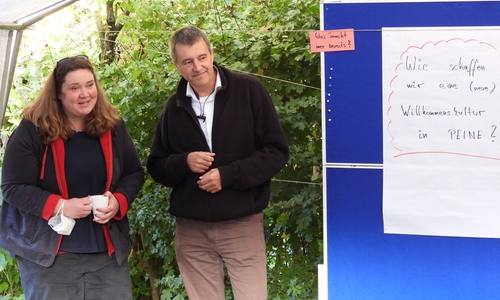 Caroline Gärtner und Henning Meyer.