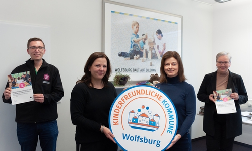 Von links: Yannick Pauly, Katharina Varga, Katrin Dedolf und Iris Bothe.