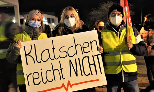 Am Mittwoch wurde in Salzgitter demonstriert.