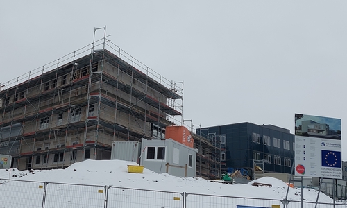 Auf dem Campus der TU Clausthal entsteht aktuell das rund 5,8 Millionen Euro teure Gründungszentrum.