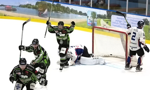 Die Icefighters waren gegen Sande gleich doppelt siegreich.