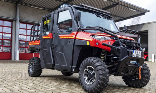 Das neue ATV der Kreisfeuerwehr Goslar ist besonders für den Einsatz im Wald geeignet.