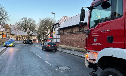  Am 1. Weihnachtsfeiertag war die Freiwillige Feuerwehr mit 19 Ehrenamtlichen im Einsatz.