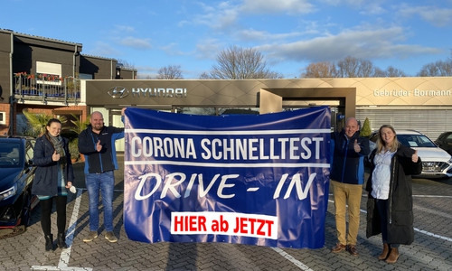 Freya Schönrock, Björn und Holger Bormann, Laura Alpers (v. li.).