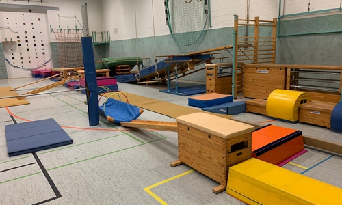 Der TSV hat einen Parcours entwickelt.