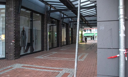 Im Zwischenweg von der Straße "In den Blumentriften" zur "Chemnitzer Straße" wurde die Frau gefunden.