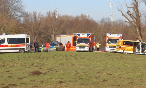 Die Rettungskräfte waren im Einsatz am Salzgittersee.