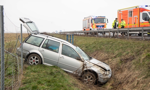 Bei Salzgitter kam es am Mittag zu einem Unfall auf der A39