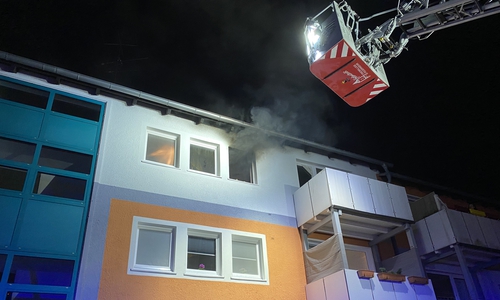 Eine starke Rauchentwicklung hatte sich in der Küche gebildet.