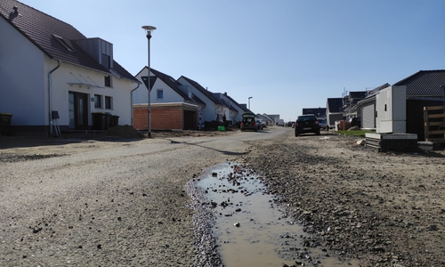 Die Straßen sollen erschlossen werden. 