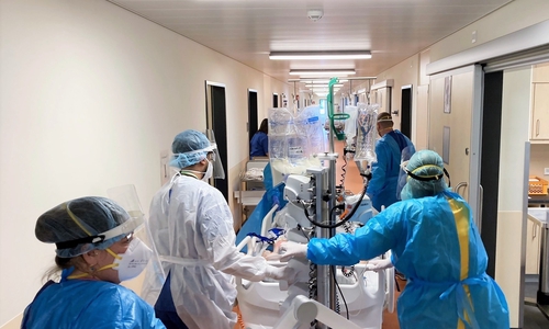 Wenn eine Intensivstation umzieht, müssen alle mit anpacken. 