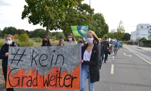 Schon im vergangenen Jahr demonstrierte Fridays For Future in Gifhorn. Nun soll es eine Fahrraddemo geben.