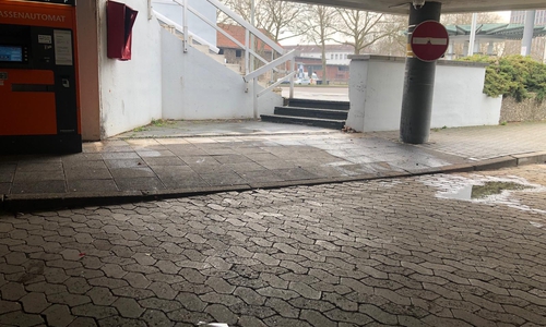 Hier ereignete sich das Unglück.